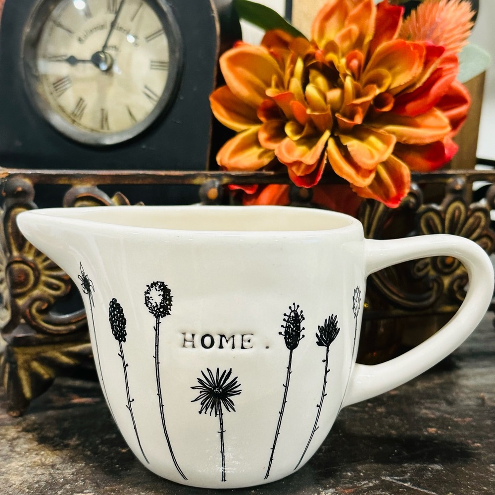 Vintage Rae Dunn Magenta Home Creamer Early Rae Dunn Thistle Rare Hard to find